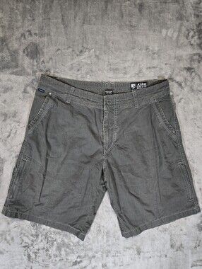 Kuhl Vintage Patina Dye Shorts Size 36 Gray Hiking Outdoor